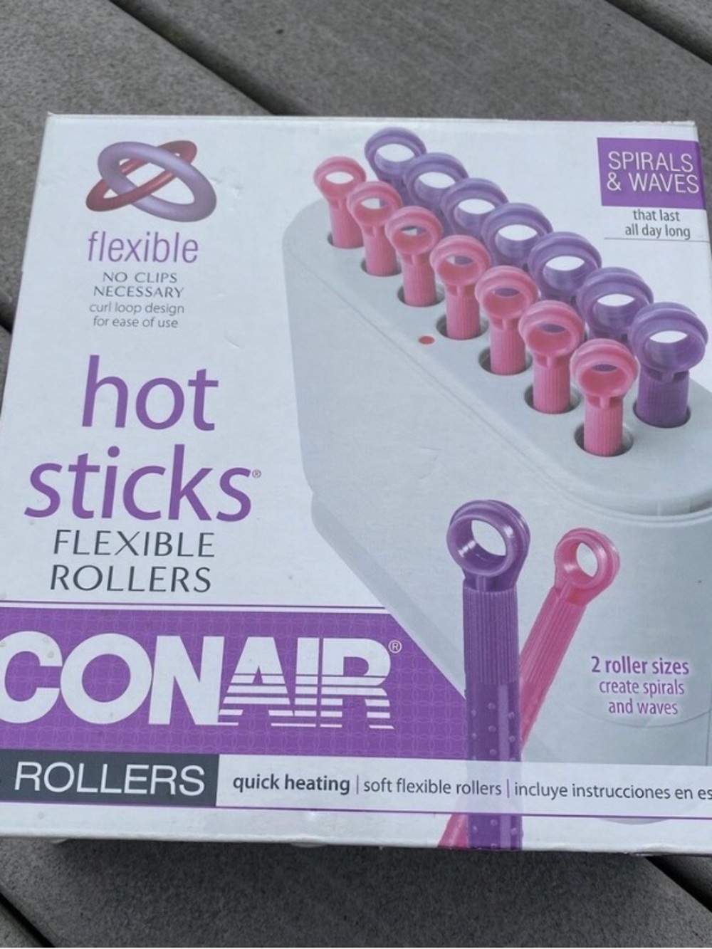 Consort Hot Sticks Flexible Rollers - Pink & Purple